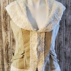 Jou Jou faux shearling vest
